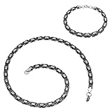 Verschluss: Karabiner / Material: Edelstahl – verfärbt sich nicht und braucht auch nicht poliert zu werden