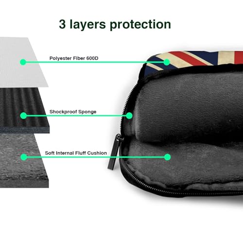 Maletín para Laptop 15.6 pulgadas con bandera UK miniatura 7