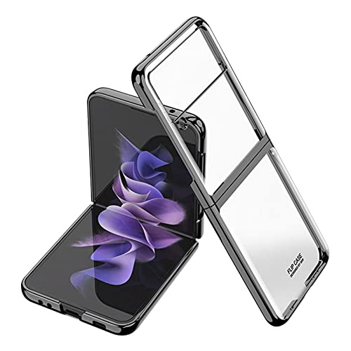Capa de telefone para Samsung Galaxy Z Flip 3 Capa - Ultra-fina transparente Hard PC Slim Anti-arran