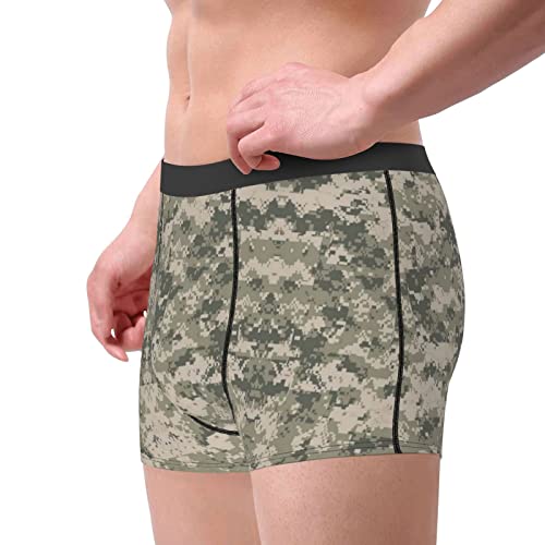 Men'S Army Digital Camouflage Boxer Briefs Printed Underwear Moisture Wicking2