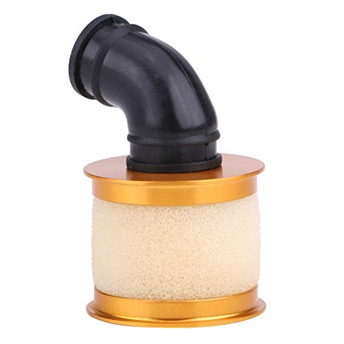RC Auto Luftfilter, Schwamm Öffnen Aluminiumlegierung 1/10 RC Auto Luftfilter für HSP 94122/188 Auto LKW(Gold)