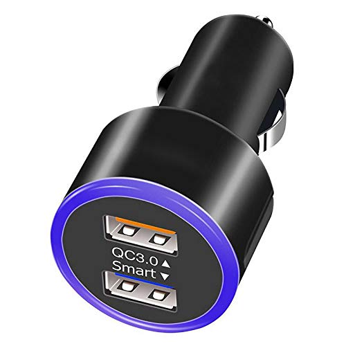 Caricabatteria da Auto, Caricabatterie Carica Rapida - Caricabatterie Telefono Auto -2USB - caricabatteria per Auto Veloce