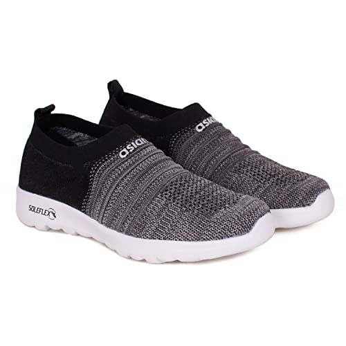 Image of ASIAN Mars-12 Kids Casual Walking Shoes | Lightweight Slip-On Design, Stretch Knit Comfort & Flexible | Ideal