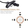 comica XLR Lavalier Condenser Microphone,CVM-V02O Omnidirectional Lapel Lavalier Microphone,Clip on Mic Interview Kit for Recorder Mixer camcorders Zoom H4n H5 H6 Tascam DR 40 DR100 (5.9f,1 Pack) #2