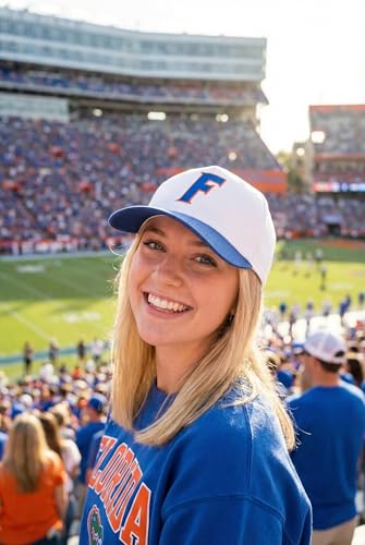 Gorra universitaria Florida Gators Classic MVP blanca/azul miniatura 4