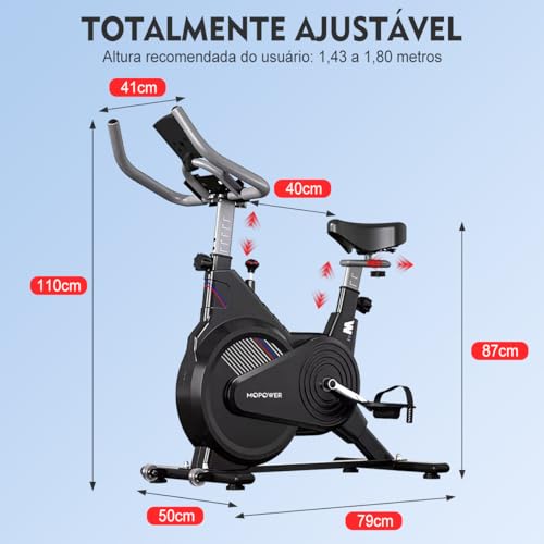 Bicicleta ergométrica com monitor LCDD Z-006 (Preto)