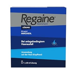 REGAINE Männer Lösung: Mit 50 mg/ml Minoxidil (5%) bei erblich bedingtem Haarausfall, 60 ml