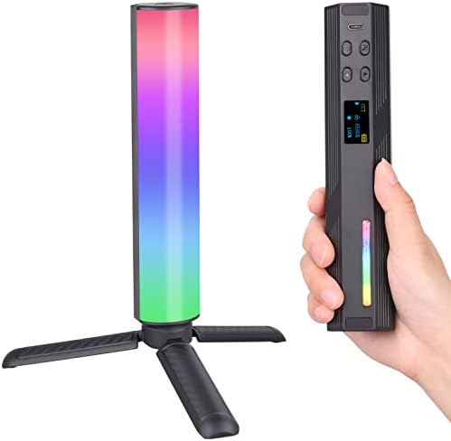 Luce Video LED NEEWER RGB A Bastone - Controllo APP, Batteria 6400mAh, CRI98+, Per Riprese E Streaming
