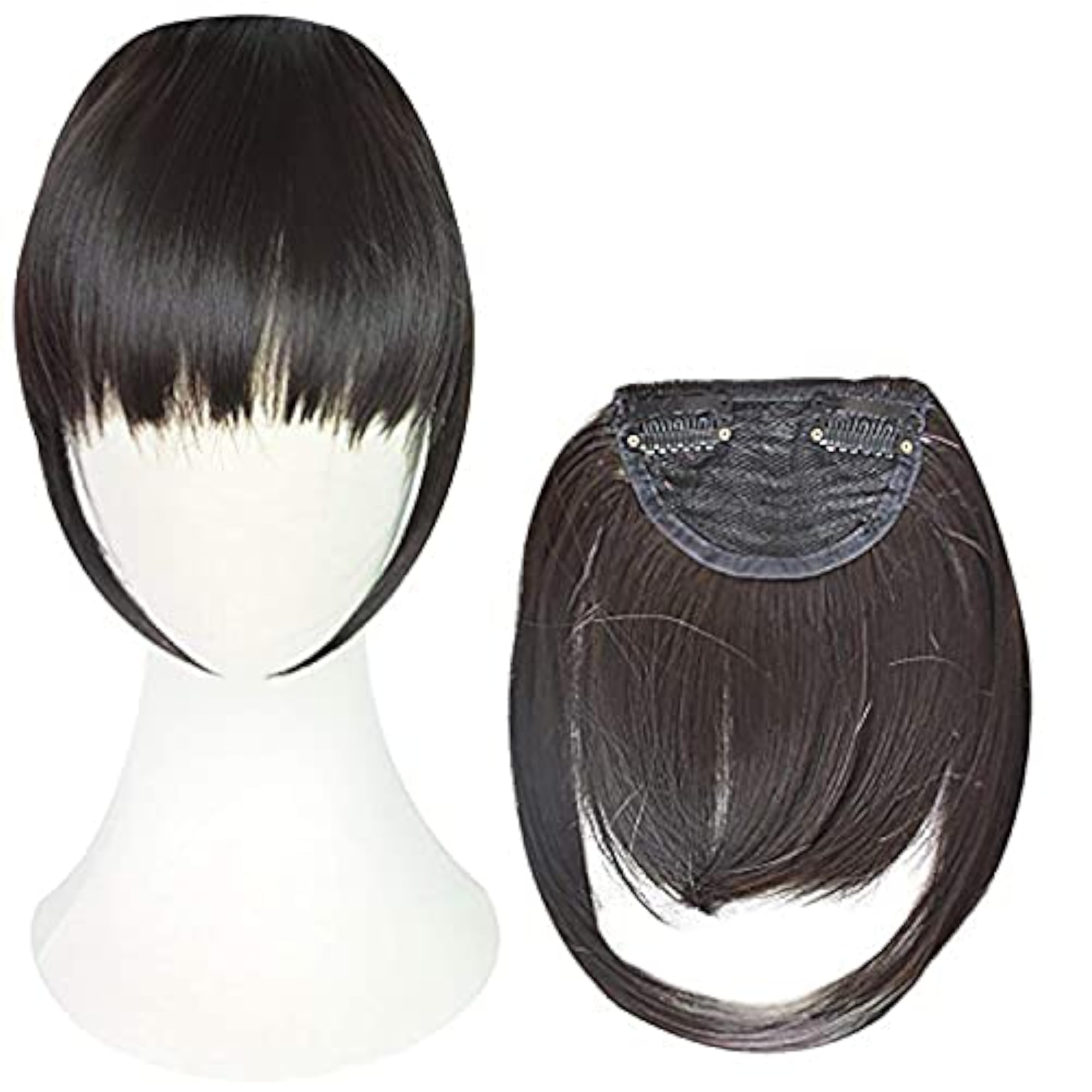 Clip in Bangs - Synthetic Hair Bangs for Women