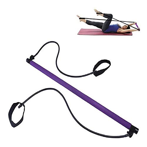 Kit Fitness Portátil com Barra Pilates