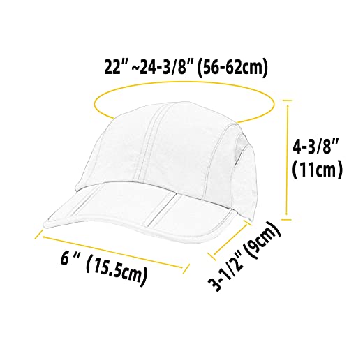 Rrvane Folding Upf50+ Sun Protection Hat, Quick Dry Baseball Cap Portable Adjustable Outdoor Sports Hats For Men, Women (Fuchsia-B, Classic) #TOP5