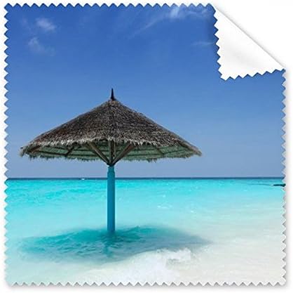 Ocean Beach Green Tree Art Deco Gift Fashion Cleaning Cloth Phone Screen Glasses Cleaner 5pcs image 2