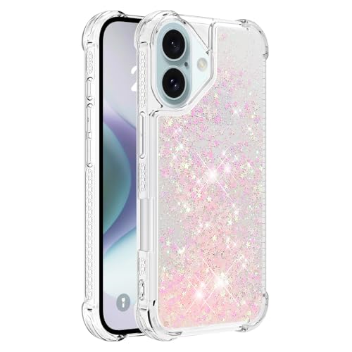 Coque iPhone 16 sable mouvant transparent et protection antichoc - 3