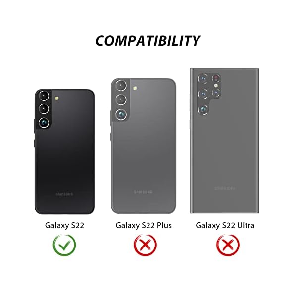Zuslab Real weiche silikonhülle Kompatibel mit Samsung Galaxy S22 Hülle Zoll (2022), Liquid Silicone Anti-Scratch Gel… – Bild 3