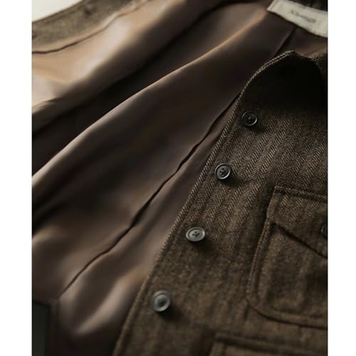 Women's Herringbone Wool Vest Lapel Waistcoat Casual Fashion Sleeveless Jacket Suit vests for Lady3