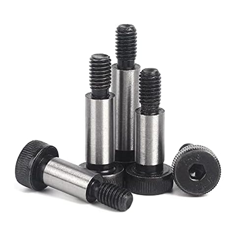 M5-m16 Hexagon Screw Hex Socket Cap Head Shoulder Roller Bearing Screw Bolt M8*25mm (2pcs) Cover
