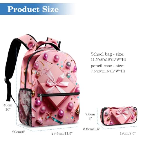 Ensemble 2 sacs d'école filles garçons bleu grand format - 2