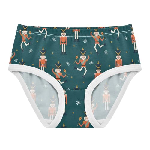 Girls Underwear Soft Cotton Christmas Nutcracker Kids Panties in Sizes 2/3t, 4t, 5t, 6 and 8