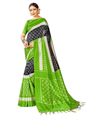 Elina fashion Women's Ready to Wear Mysore Art Silk One Minute Pre Pleated Indian Saree With Unstiched Blouse