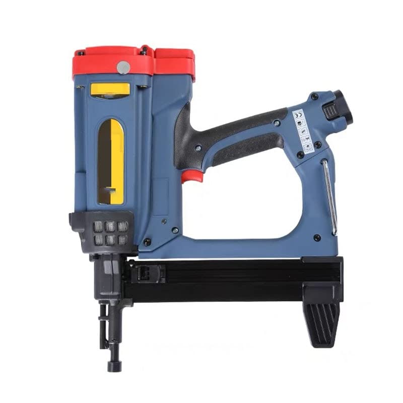 Adjustable Cordless Fast Gas Nailer Air Nailer for Woodworking Concrete Door and Window Trough Decorative Fixed Nailer,DIY Tools