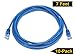 iMBAPrice 10' Cat5e Network Ethernet Patch Cable, 10 Pack, Blue (IMBA-CAT5-10BL-10PK)