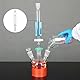 Labasics Additionstrichter, Graduierter Tropftrichter aus Borosilikatglas mit 24/40 Normschliff und PTFE-Hahn für Laborzugabe, 100 ml