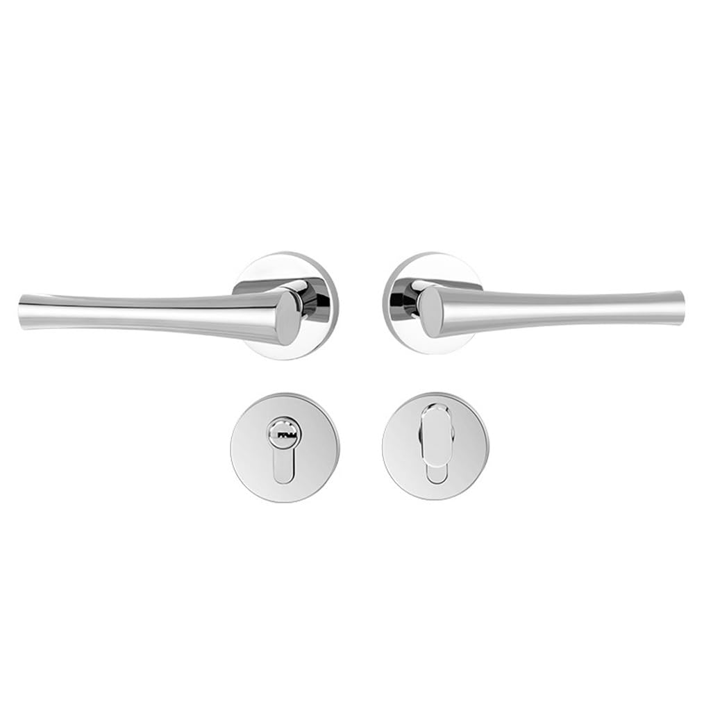 MOBYGKFY Door Lock Indoor Bedroom Room Magnetic Suction Silent Gold