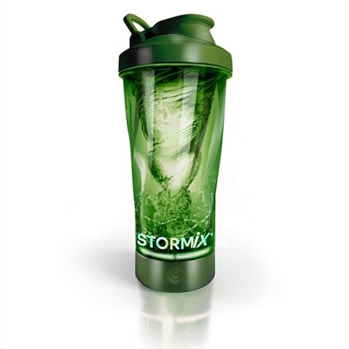 Stormix - Elektrischer Shaker | Hochwertiger Mixer, cremige Textur | Homogene Zubereitung für Proteine, BCAA | Fassungsvermögen 700 ml | Tritan & ABS, BPA-frei | Geringe Geräuschentwicklung