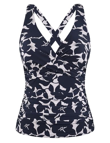 Maillot de bain tankini à armatures galbant pour sublimer les poitrines généreuses