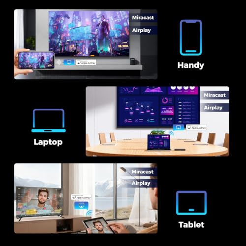 FPD 50 Zoll (127 cm) Fernseher, 4K Smart TV mit Tizen OS mit Airplay & Miracast, UHD Television kompatibel mit Samsung TV Plus… – Ansicht 6