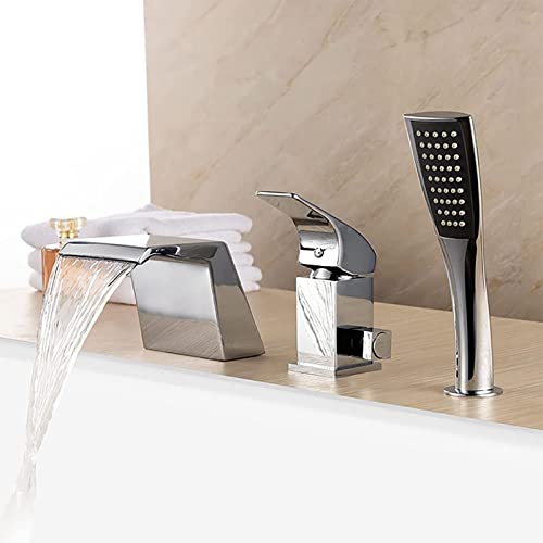 Robinet de baignoire à poignée unique cascade pour salle de bain