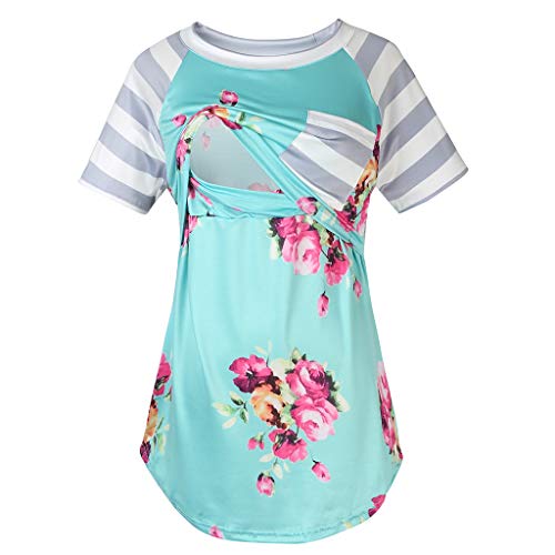 Mitlfuny Shirt Camiseta Premamá Estampado bebé asomándose para Mujer Las Mujeres Embarazadas...