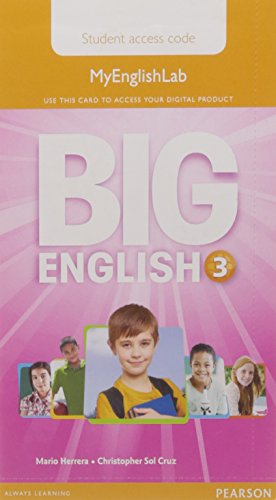 Big English 3 Pupil S Myenglishlab Access Code
