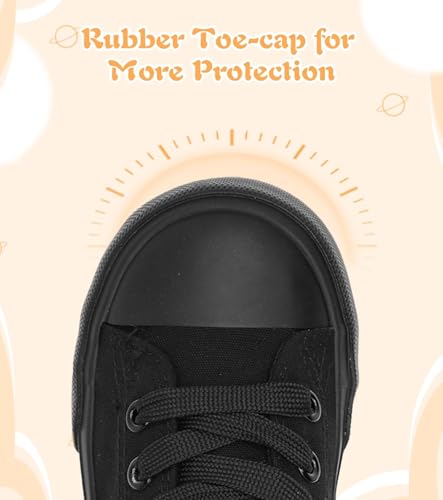 Image of Toddler Little Kid Cushioned Canvas Shoes Slip On Sneakers Soft and Durable