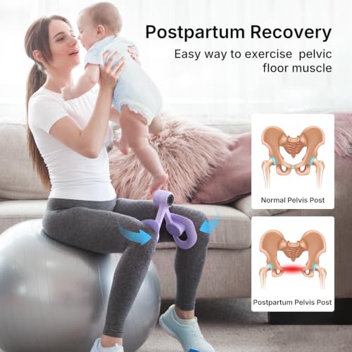 Image of MERACH Pelvic Floor Exercise Devices, Thigh Trainer, Inner Thigh Exerciser | Easy Shaping, Quickly Activates Floor Muscles, 360 Rotation and High-Quality Materials, Suitable for Everyone