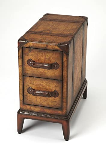 Butler Columbus Old World Map Chairside Table #TOP22