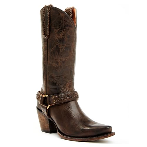 Cowboy Boots for Women Mid Calf Cowgirl Boots Pointed Toe Chunky Heel Western Boot Pull On Fall Boot