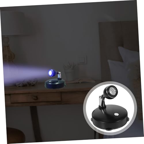 Lámpara led sin cableado recargable USB blanca con foco de proyección interior 5