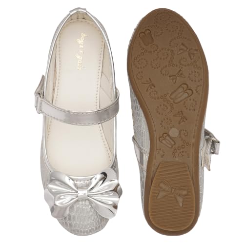 Image of BALLERINAS Kids - Footwear For Girls Comfortable Casual & Function | PU - Material |Design - BG5112| Closure- Velcro