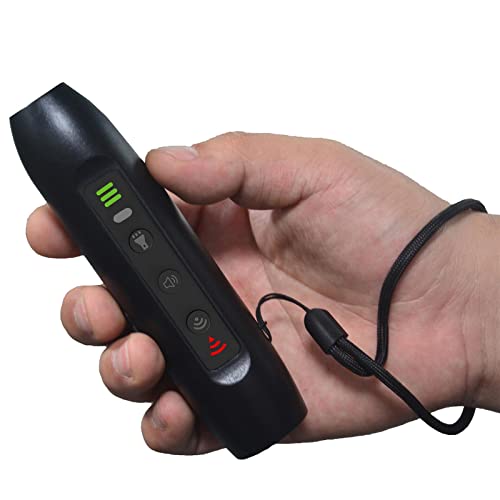 Serenable Dispositivo Anti-latido para Ambientes Externos com Luz LED Ultrassônica para Cães para Ev