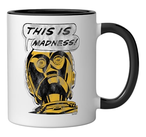 Star Wars C-3PO Taza Cerámica Negro/Blanco miniatura 2