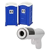 Funwares Porta Potty - Alcohol Shot Gun