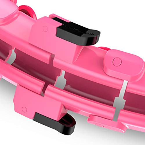 ZHURGN Abdomen Fitness Equipment, Smart Hula Hoop, 24 Detachable Knots Adjustable Weight Auto-Spinning Ball, 2 in 1 Fitness Weight Loss and Massage, Detachable, for Adults/Kids/Beginner Fitness Aids - Thumbnail 5