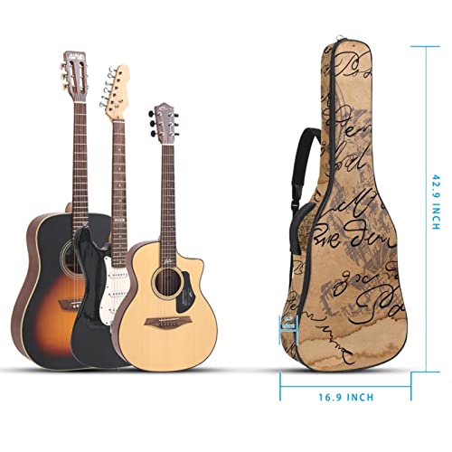 Graffiti Étui de protection rembourré pour guitare acoustique classique, Multicolore 10., 42.9×16.9×4.7 in, Organiseur… - Les Beatles, Paul McCartney, John Lennon, RIngo Starr, George Harrison Graffiti Étui de protection rembourré pour guitare acoustique classique, Multicolore 10., 42.9x16.9x4.7 in, Organiseur… – Image 6