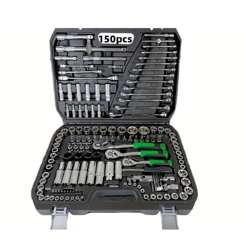 Boîtes à outils 150 pièces avec mallette de réparation mécanique