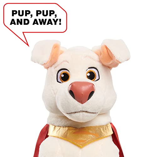 Dc Super-Pets Krypto The Superdog Plush, 10.5-Inch Talking, Barking, Stuffed Toy Dog, Dc League Of Super-Pets Movie, Kids Toys For Ages 3 Up, Gifts And Presents By Just Play #TOP2