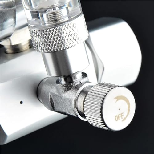 Solénoïde régulateur CO2 aquarium avec clapet anti-retour et prise US 110V G5/8