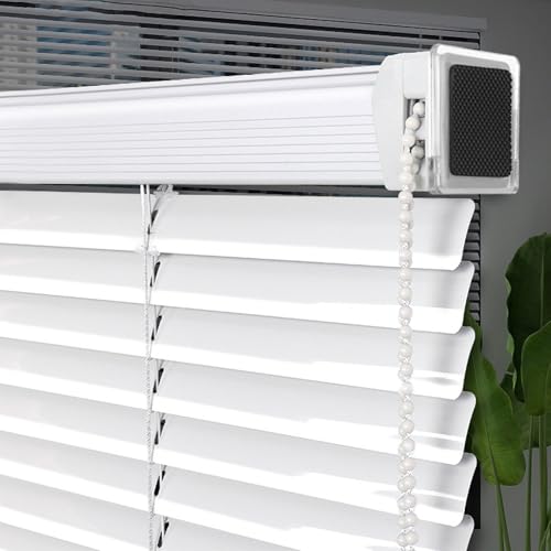 Store Vénitien en Aluminium pour Fenêtre,Protection Contre la lumière et l'éblouissement,Lattes de 25 mm pour Maison,Bureau,Salle de Bain,avec perçage,Kit...