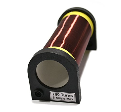 Eisco - Small Air Core Solenoid, 700 Turns, Insulated Copper Wire, 1.6A Continuous / 5A Intermittent Current, 1.77