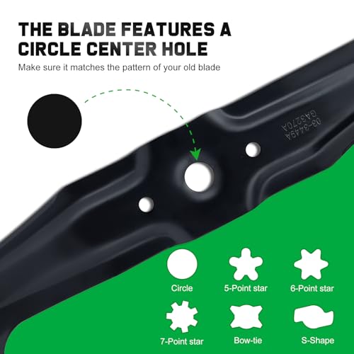Image of Grasscool HRR2169VKA HRN216 Honda Lawn Mower Mulching Blades Replacement | Fit HRR216 HRR2169VYA HRR216VKA HRR216k10VKAA HRR216k9VKAA HRX217 HRN216VKAA 21 inch Walk-Behind,72531-VH7-000 72511-VH7-000